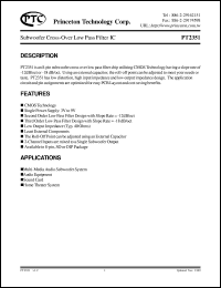 PT2351 Datasheet