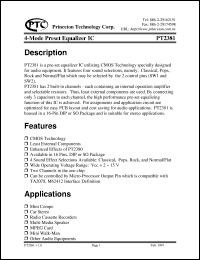 PT2381 Datasheet
