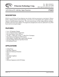 PT6553-LQ Datasheet