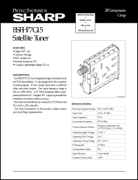 BSFH77G06 Datasheet