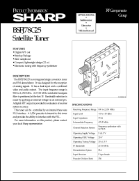 BSFJ78G25 Datasheet