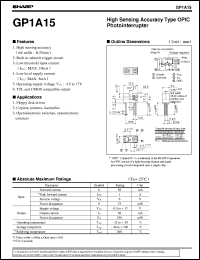 GP1A15 Datasheet