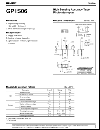 GP1S06 Datasheet