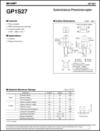 GP1S27 Datasheet