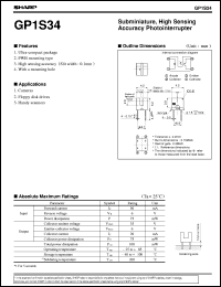 GP1S34 Datasheet