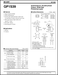GP1S39 Datasheet