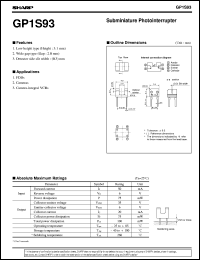 GP1S93 Datasheet