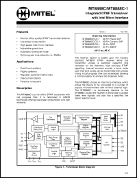 MT8888CS-1 Datasheet