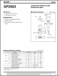GP2S03 Datasheet