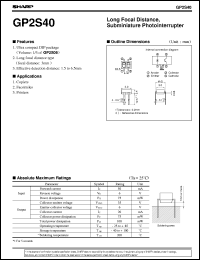 GP2S40 Datasheet