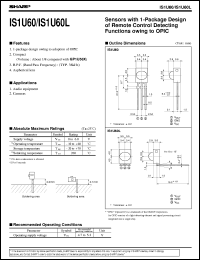 IS1U60 Datasheet