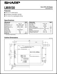 LM8V30 Datasheet