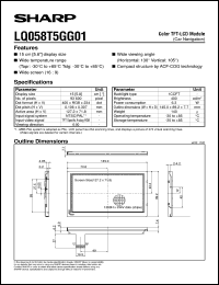 LQ058T5DRQ1 Datasheet