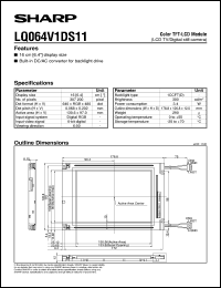 LQ064V1DS11 Datasheet