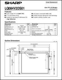LQ084V2DS01 Datasheet
