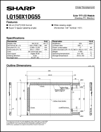 LQ150X1DG11 Datasheet