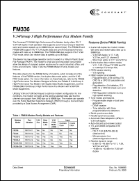 FM336-D90 Datasheet