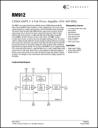 RM912 Datasheet