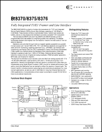 Bt8370EPF Datasheet