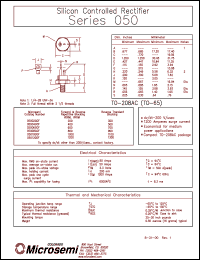 05010GOF Datasheet