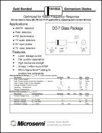 1N100A Datasheet