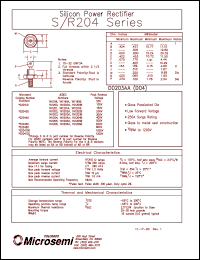 1N1201 Datasheet