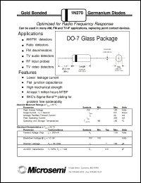1N270 Datasheet