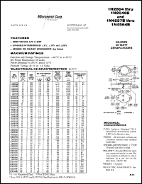 1N4568A-1 Datasheet
