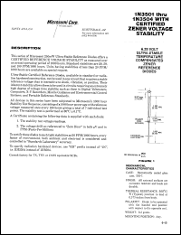 1N3501 Datasheet