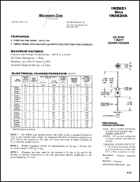 1N3825 Datasheet