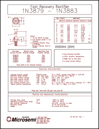 1N3883 Datasheet