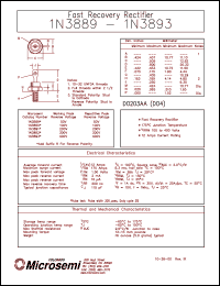 1N3892 Datasheet