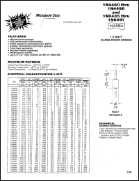 1N4468 Datasheet