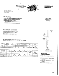 1N4500 Datasheet