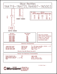 1N5003 Datasheet