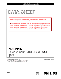 74HC7266DB Datasheet