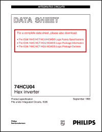 74HCU04DB Datasheet