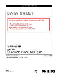 HEF4001UBDB Datasheet