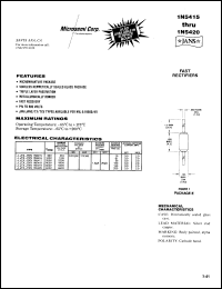 1N5420 Datasheet