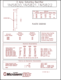 1N5820 Datasheet