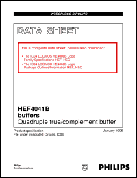 HEF4049BDB Datasheet