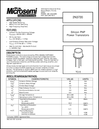 2N3720 Datasheet