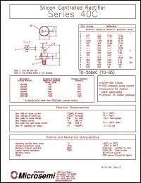 40C100B Datasheet