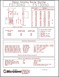 FST30050 Datasheet