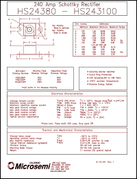 HS243100 Datasheet