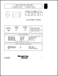 HSM150MELF Datasheet