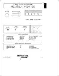 HSM190MELF Datasheet