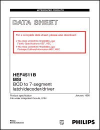 HEF4514BDB Datasheet