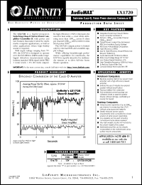LX1720-01CDB Datasheet