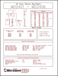 MD2406 Datasheet